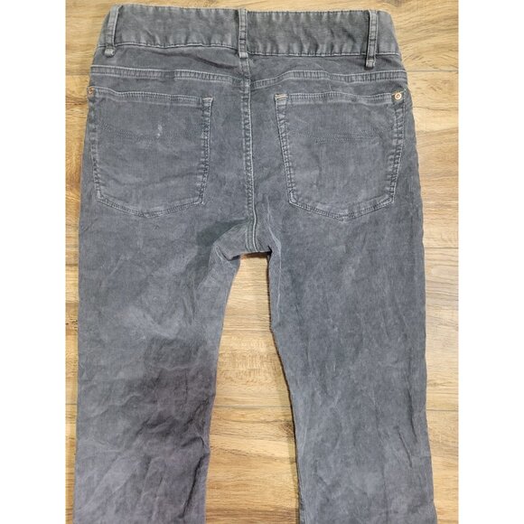 Gap 1969  Perfect Boot Corduroy Pants Jeans Women's Size 28 6 31 Color Pavement - Picture 13 of 13